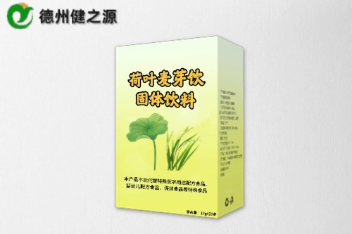 荷葉麥芽飲固體飲料代加工-生產(chǎn)工藝流程解析-德州健之源